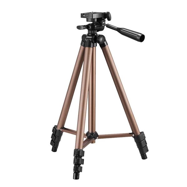 

tripods for mobile phone dslr sports camera live bracket 360Â°rotating retractable and heightening 1.3m portable tripod
