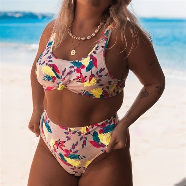 

new swimsuit big size bikinis floral printed bathing suit tie backless summer beach wear triangle women separate swimwear, Black;white