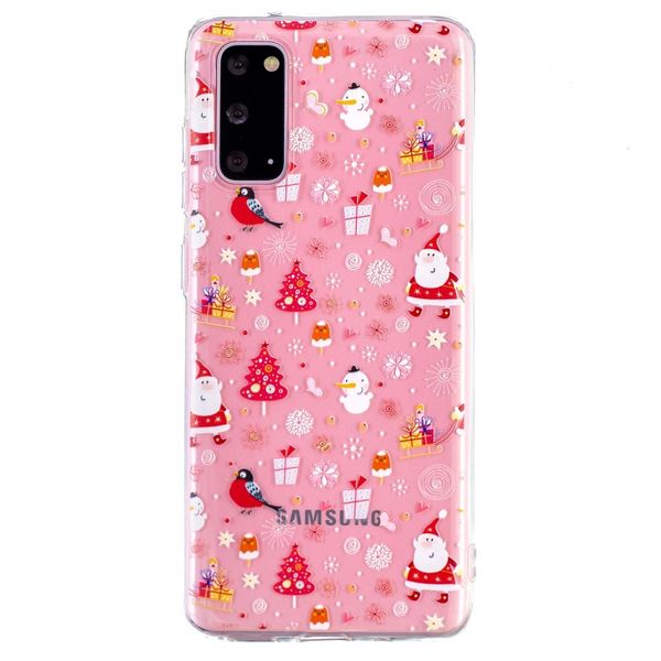 

for samsung galaxy s20 ultra christmas pattern tpu protective cas