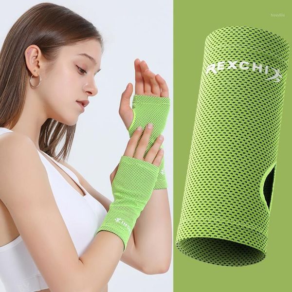 

elbow & knee pads 2021 breathable wrist brace support ice cooling tennis wristband wrap sport sweatband for gym yoga volleyball hand sweat b, Black;gray