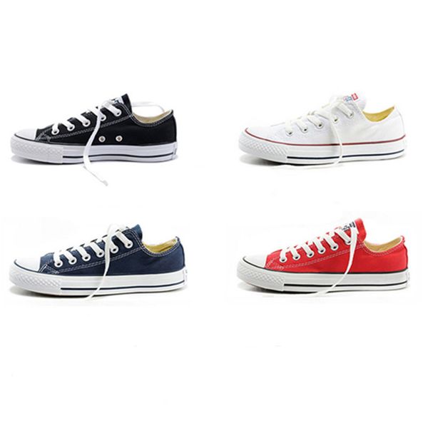 

2020 autumn new style men/women vulcanized solid sneakers ladies lace-up casual breathable walking canvas shoes, Black;red