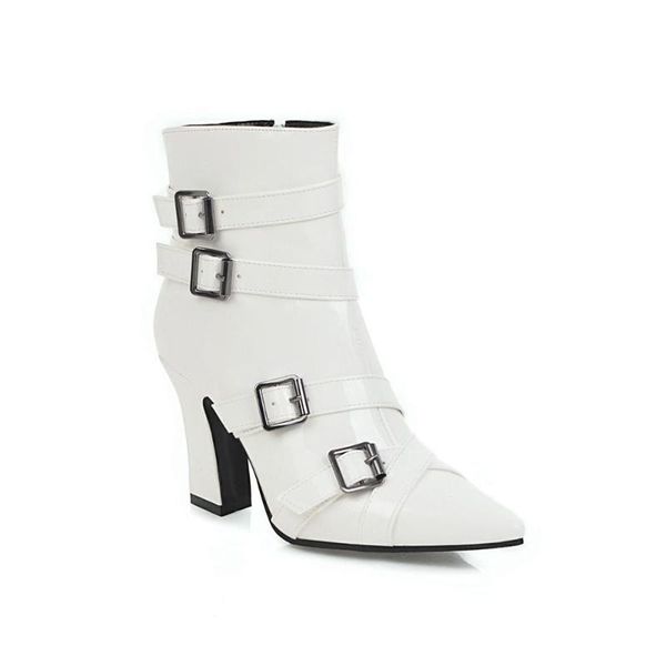 

brand women's shoes lady boots booties woman 2020 low heel winter footwear boots-women round toe fashion mid calf, Black