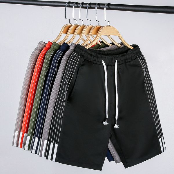 

leisure sports shorts, men's beach pants, korean fashion pants in summer 2020, White;black