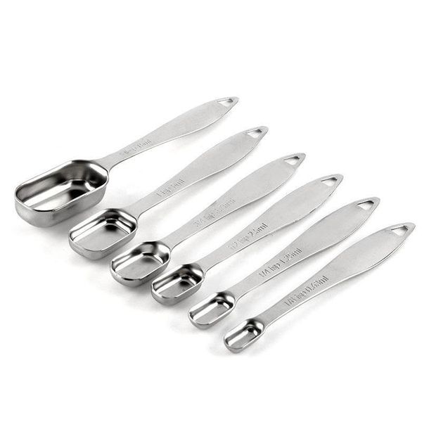 

stainless steel measuring spoons stackable set for dry and liquid ingredients cooking baking kitchen tools w jllllb dhsybaby