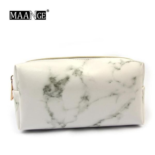 

1pc fashion marble pattern makeup brushes container cosmetic bags make up brush storage bag case pe jllpbf