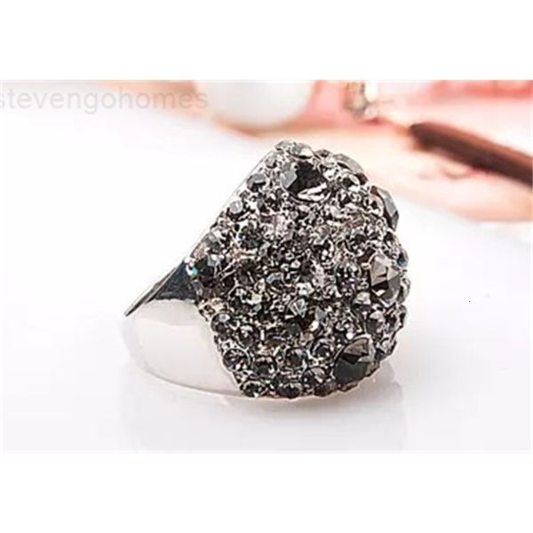 

7 full diamond 6 hollow lady;s ring size 8 9 (nnsssp, Silver