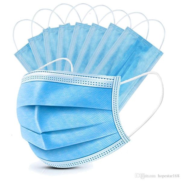 

disposable factoryrad7masks 3ply and non-woven face mask protection personal health mask with earloop mouth face sanitar