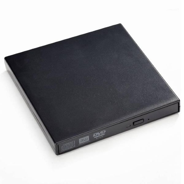 

portable slim external usb dvdrom dvdrw burner writer optical drive for lapnetbook notebook pc black1