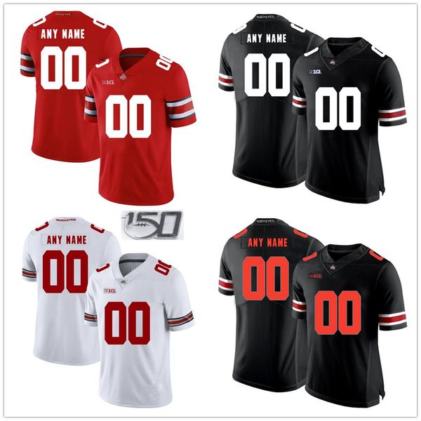 

custom ohio state buckeyes jk dobbins college football osu 150th men youth stitched jersey ronnie hickman chris olave, Black