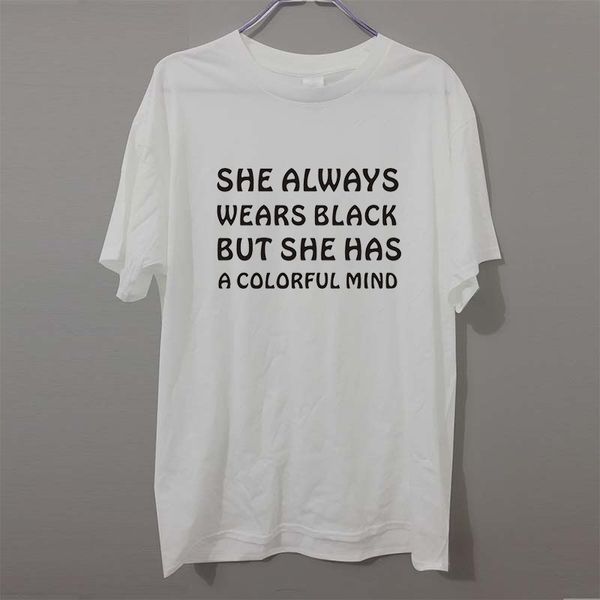 

белый черный классическая basic graphic camisetas мужской короткий рукав футболки она всегда носит черный смешная футболка с капюшоном спорт
