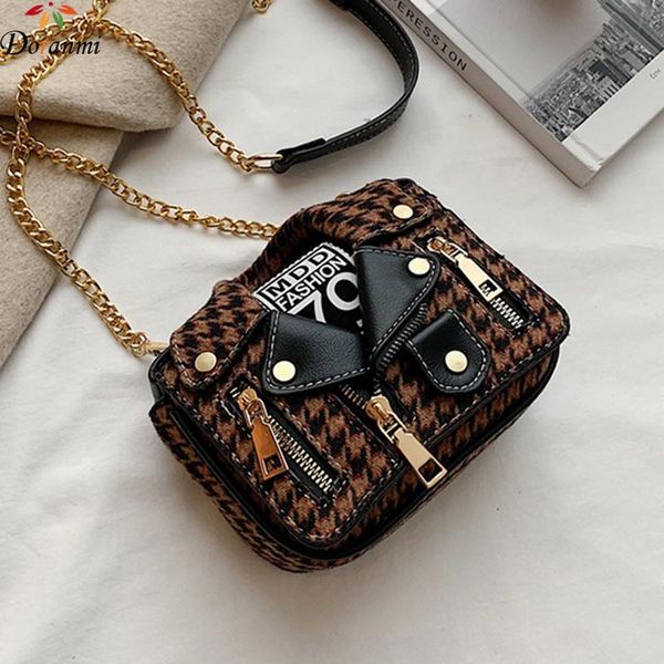 

doranmi designed shoulder bags for women 2020 plaid autumn flap messenger female crossbody bag bolsos mujer bb636