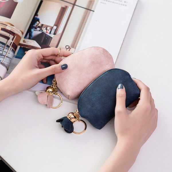 

brand women flower small pu artificial leather female zipper coin purse wallet card holder