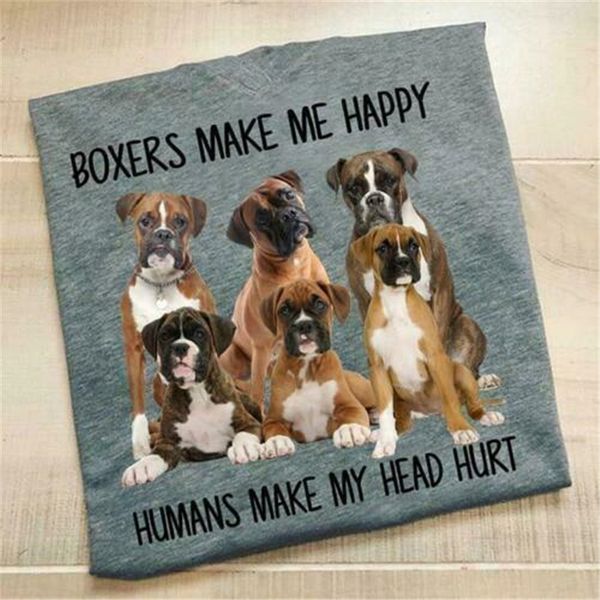 

boxers make me happy humans make my head hurt men cotton sport grey s 3xl short sleeved hoodie designers t shirts sweatshirt