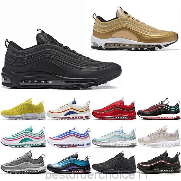 

2019 new arrival with box air mens womens casual shoes cushion silver gold sneakers athletics sports outdoor shoes gbb8