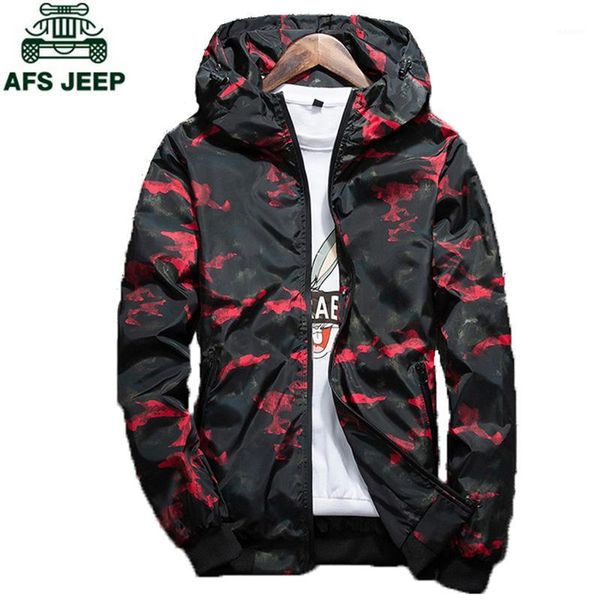 

2018 spring autumn mens casual camouflage hoodie jacket men plus size 4xl waterproof windbreaker coat male jaqueta masculina1, Black;brown