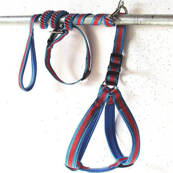 

dog collars & leashes bungee harness leash pet products nylon vest and running rope safety pulling rope1