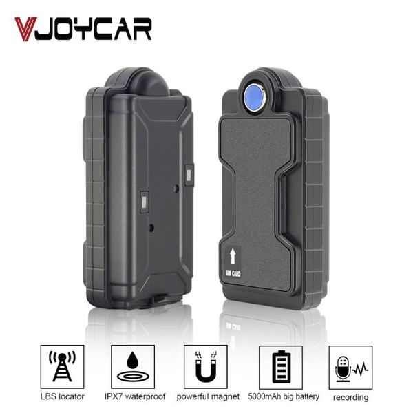 

gsm tracker voice recorder q805 voice activated waterproof ipx7 drop-trigger alarm 5000mah 100days working time support sd card gps