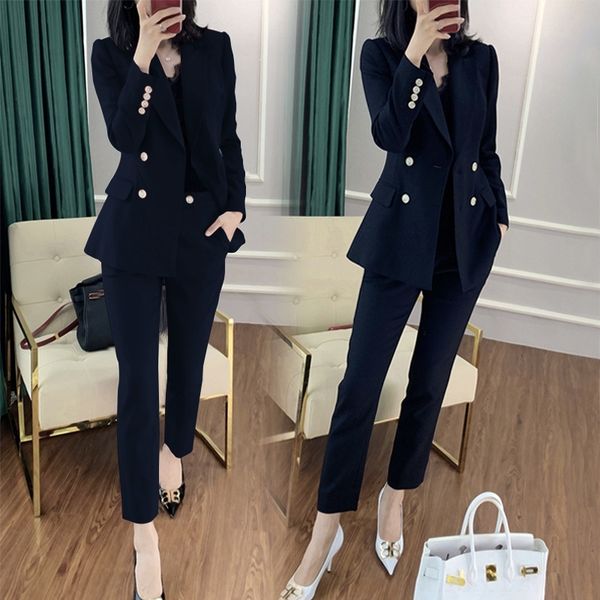 

qhfwe net picture women's graceful british autumn coat 2020 western korean style temperament style ol suit casual suit coat vt8od, Gray