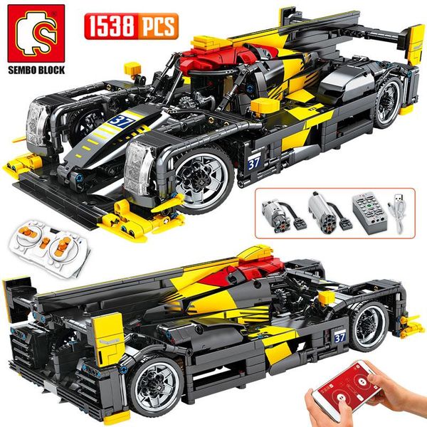 

1538pcs 114 город moc кирпичи rc non rc спортивный автомобиль создатель technic пульт дистанционного управления гоночный автомобиль модели с