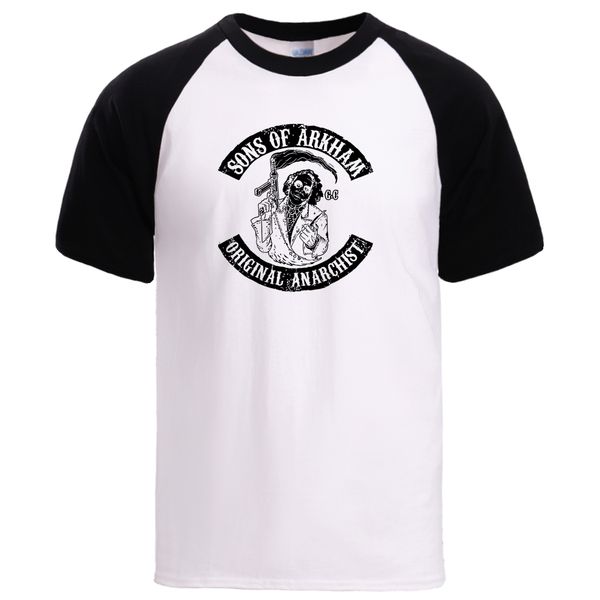 

cool sons of arkham tshirt original anarchist fashion tshirt tee summer short sleeve raglan workout tee hooded sweatshirt hoodie men t shirt