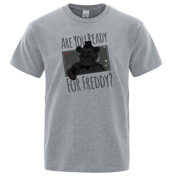 

are you ready for freddy five nights at freddy's inspired gamers summer short sleeves sport hooded sweatshirt hoodie men t shirt