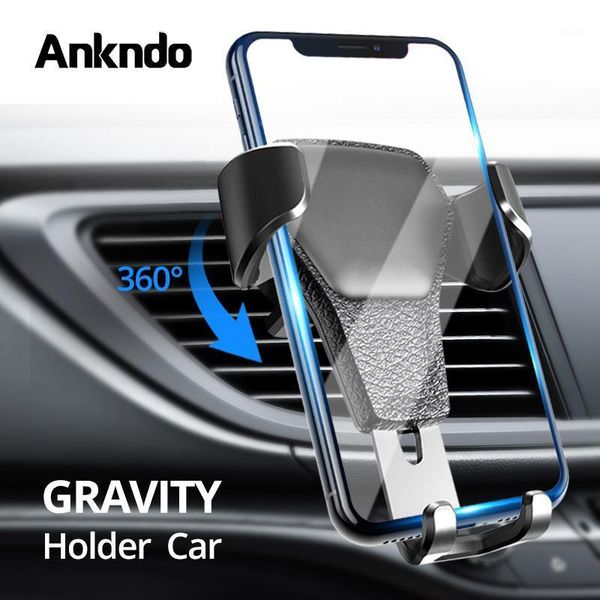 

cell phone mounts & holders gravity car holder air vent auto fixation mobile stand for a50 a701