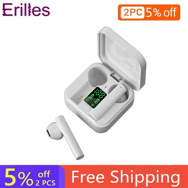 

air6 pro tws wireless bluetooth 5.0 sports earbuds hifi stereo headphone with mic wireless earbuds pk air2 se airdots pro