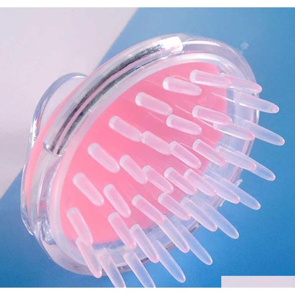 

1pc head massage comb shampoo bath scalp hair brush massager relaxa sqchll bdehair