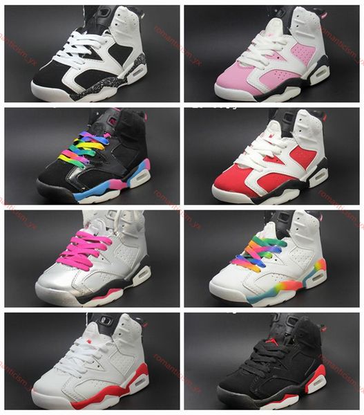 

2020 новый infant sneaker баскетбол обувь снежинка 3peat аква хром маленькие дети дети мальчик девушки тапки малыши рейдовых 8 обувь, Black