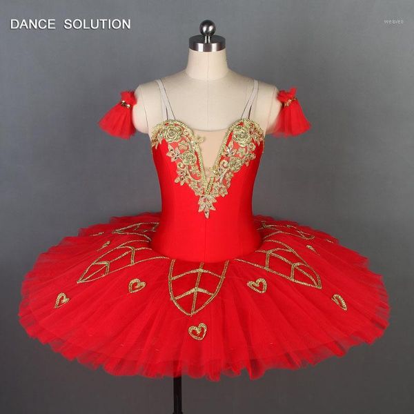

spanishe red spandex bodice professional ballet dance tutu for girls & women performance ballerina dance costume tutus bll0421, Black;red