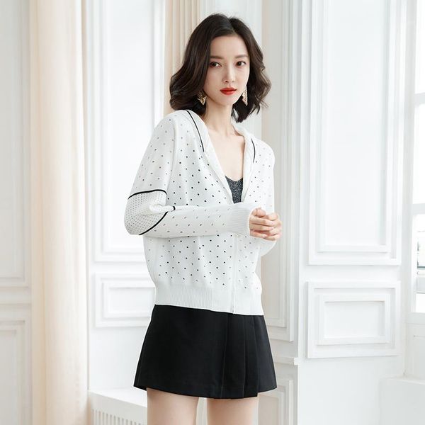 

spring autumn coats guard 2019 new arrival korean women's black short cardigan comfortable hooded long sleeve zip jackets1, Black;white