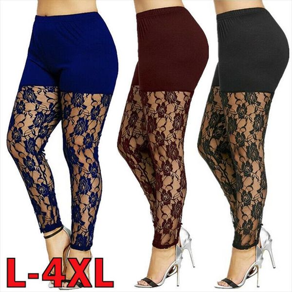 

new women casual skinny fashion pencil tight trouser plus size us drop shipping good quality, Black