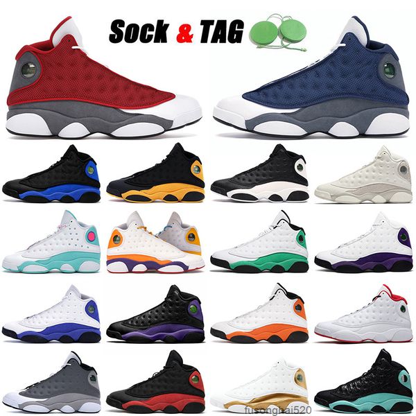 

wholesale 2021 flint 13 13s jumpman xiii basketball shoes reverse game gold glitter hyper royal black cat chicago trainers