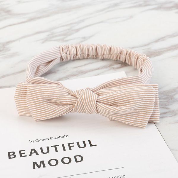 

1pcs stripe double layer for newborn girl hair band elastic cotton bowknot headwear baby girl baby headband bow hair accessories1, Slivery;white
