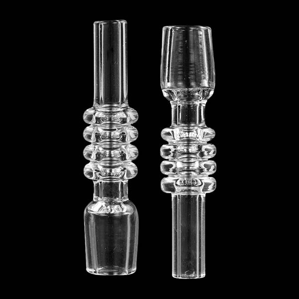 10 мм * 45 мм кварцевые трубы для курения ногтей Banger Titanium Cookah Bongs Стеклянная водопроводная труба