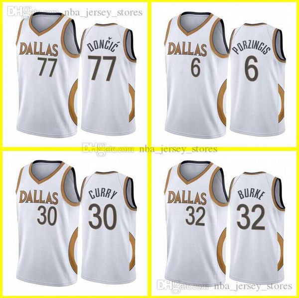 

мужчины баскетбол даллас mavericks 77 лука doncic 41 nowitzki 5 kidd 13 nash city 2020-21 джерси, Black;red
