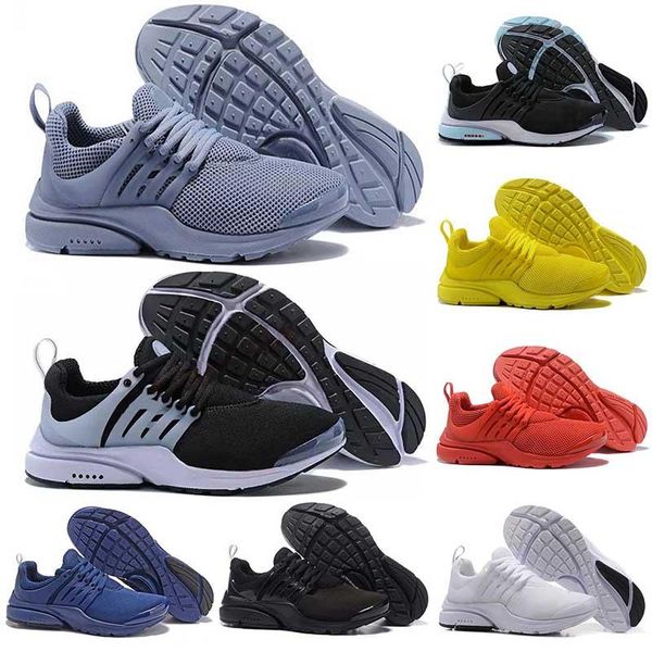 

brand sports mens womens running shoes presto trainers unholy cumulus triple white yellow ultra jogging designer sneakers
