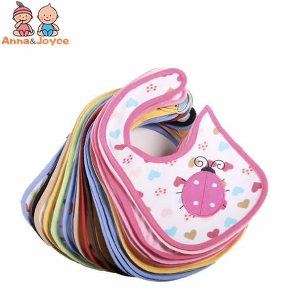 

20pc /lot sales cotton baby bibs waterproof infant bibs(send by boys' or girls') y200710