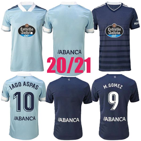 

2020 2021 celta vigo soccer jersey home away iago aspas rafinha gomez sisto hugo mallo camiseta de futbol 20 21 football shirts, Black