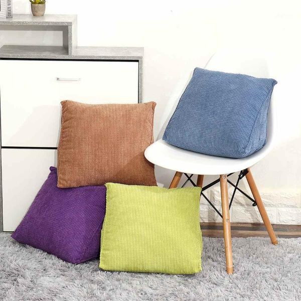 

adeeing reading backrest cushion wedge pillow back cushion lumbar pad bed office chair rest pillow back support1