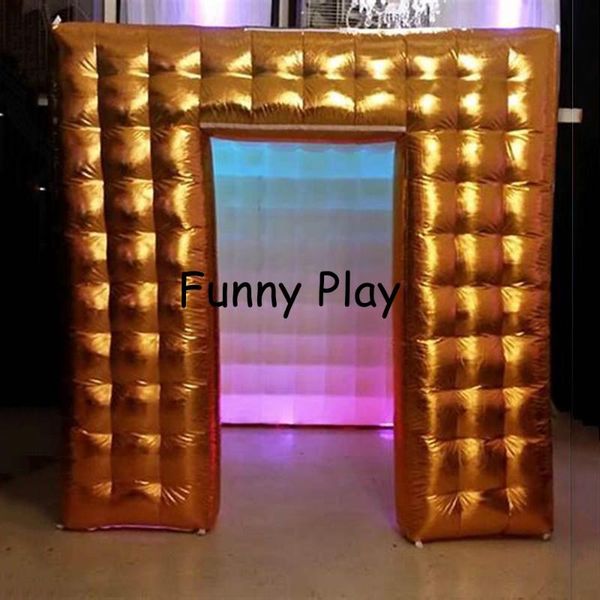 

tents and shelters gold inflatable po booth with light silver show tent wedding for advertising party event