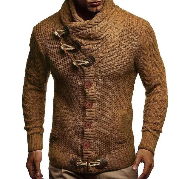 

men's sweaters men big button, White;black