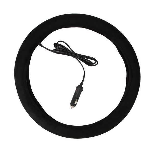 

heater steering covers winter warm comfortable heated heating steering wheel cover 12v car steering-wheel cover 38cm universal
