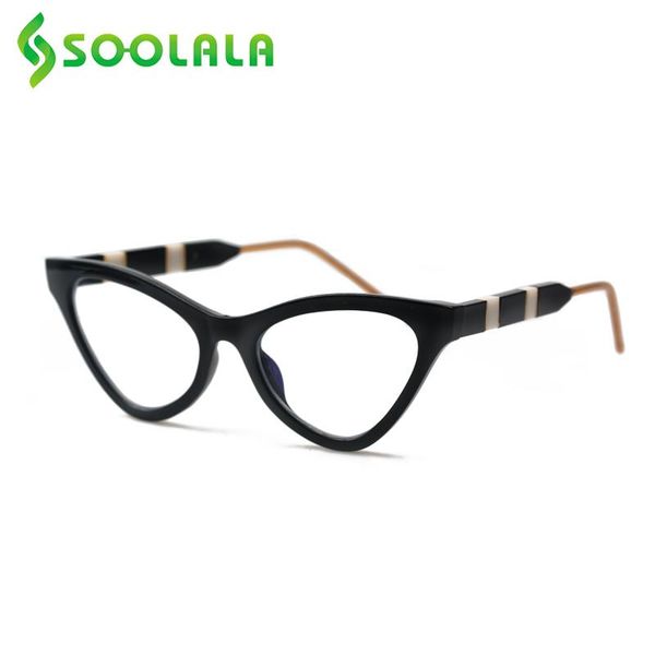 

sunglasses soolala 2021 cat eye reading glasses women cateye magnifier presbyopic reader +1.0 1.25 1.5 1.75 to 4.0, White;black
