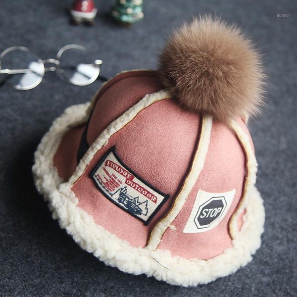 

мальчики и девочки утолщение берберской флисовой ковшной шляпы младенческие дети термальные федорас1, Blue;gray