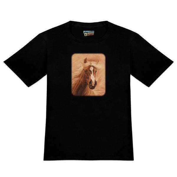 

horse portrait peach men's novelty t-shirt sport hooded sweatshirt hoodie