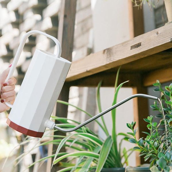 

1.2l handle home plant sprinkler kettle watering can long mouth potted plastic