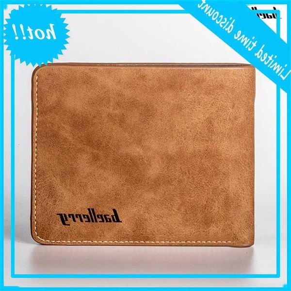 

men retro frosted pu two folds male pure credit card holder effects color short and wallets, Red;black