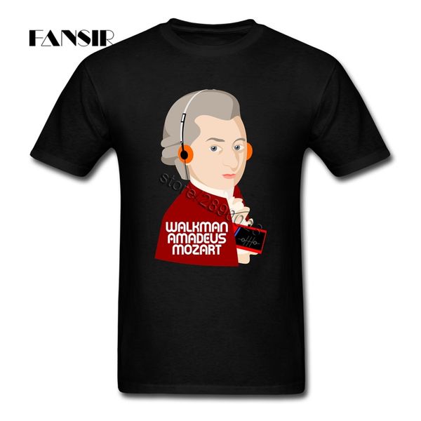 

спорт мода wofgang амадей моцарт тенниска мужская с коротким рукавом из органического хлопка мужчины футболка streetwear большой размер