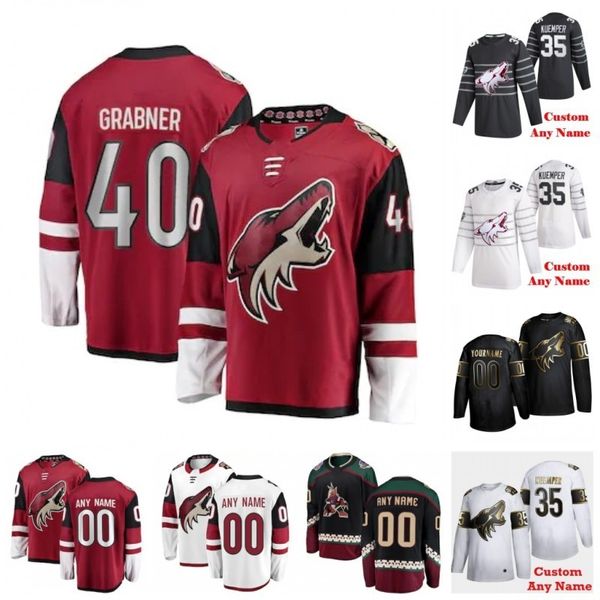 

michael grabner nick schmaltz niklas hjalmarsson shane doan vinnie hinostroza, Black;red